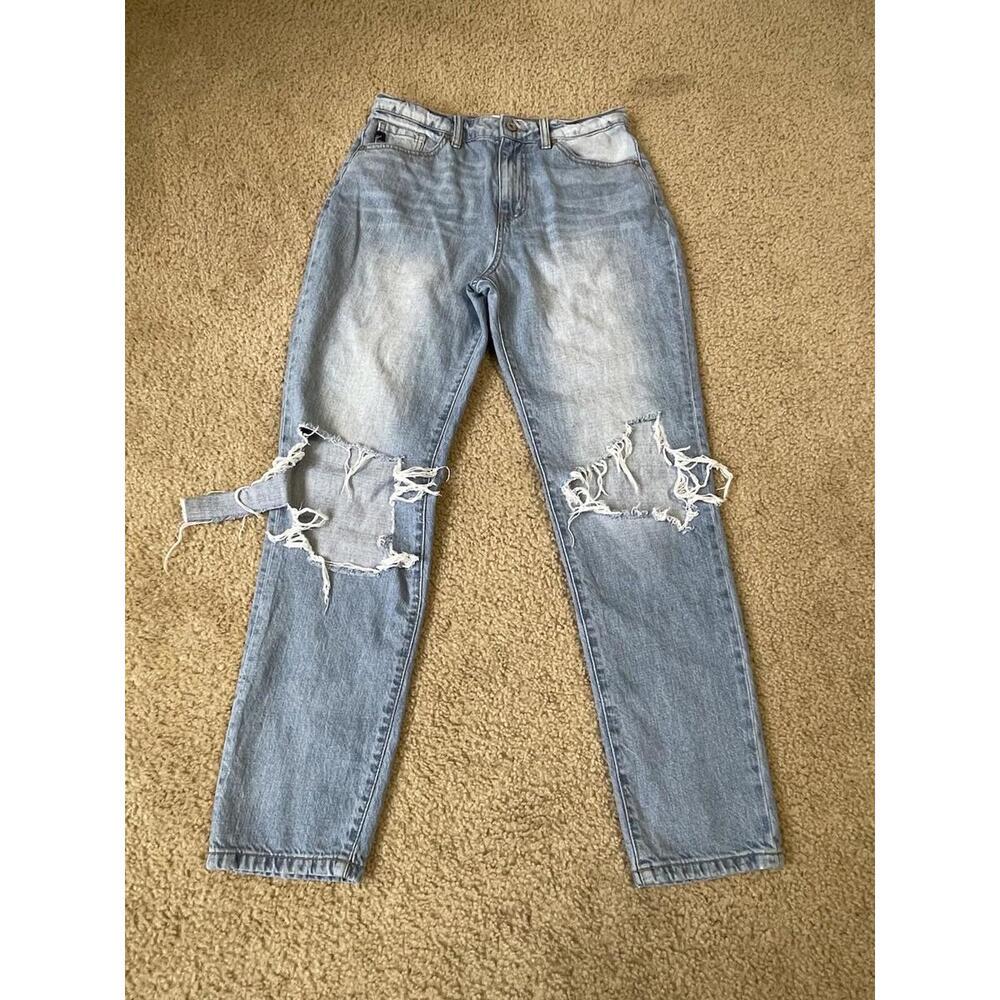 KanCan Women’s Jeans Distressed Light Wash Size 7/27